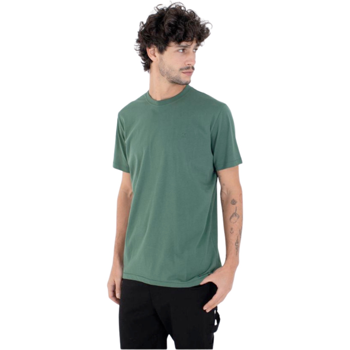 2026 Hurley Mens Low Tide Short Sleeve Tee MTSEU00010 - Jade Horizon / Camo